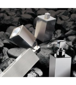 Resim Windisch Square Metal Diş Fırçalık Krom 