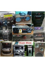 Resim Derwell Yeni 2026 Bluetoothlu Araç Oto Teyp Aux Usb Sd Mikrofonlu Dönüştürücü Çevirici Mp3 Modülü Board Kart 