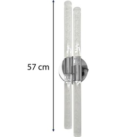 Resim Bh Bubblelight Dubble Şık Ve Zarif Modern Led Duvar Aplik Gümüş Rgb Elektrikli Kumandalı Gümüş 