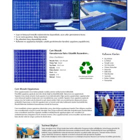 Resim MozaiKristaL Havuz, Banyo, Sauna, Spa Ve Tüm Yüzeyler Için 25x25 Mm Mavi Cam Mozaik. 