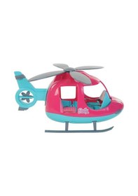Resim Farbu Oyuncak 46 CM Büyük Sally'nin Helikopteri Pembe-Turkuaz 