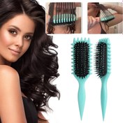 Resim Candybrush Saç Bakımı Tarak - ABS Plastik Sap, Normal Saçlar İçin Naylon Kıllı Masaj ve Stil Tarak, Kıvırcık Belirli Görünümler İçin Hava Yastığı Tasarımı, Salon Kalitesinde, Elektrik Gerektirmez, Saçınızı Taraklayın | Kıvırcık Saç Tarakı | Hava Yastığı Tarak, Saç Fırçaları ve Tarak 