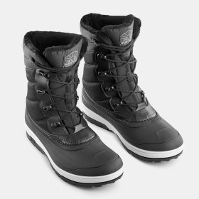Resim Decathlon Quechua Erkek Kar Botu - Bağcıklı - Su Geçirmez Özellikli Siyah SH500 X-Warm 