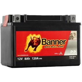 Resim Banner 12 V 8 Ah Yatık Motor Aküsü Btx9-bs - Ytx9-bs 