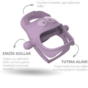 Resim Mochi Diş Kaşıyıcı-Lila 