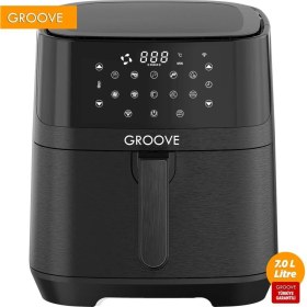 Resim Groove Max XXL 7L 1800W Wifi Air Fryer Siyah Kolay Temizlik ve Ek Özellikler Sunar 