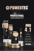 Resim TR-5600 Pro 4in1 Set Saç-Sakal&Ense&Vücut-Günlük Sakal-Burun&Kulak(4'lü Şarj Standı ve Önlük Hediye) 