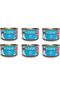 Resim Schesir Ton Balıklı Tam Ve Dengeli Broth Pişirme Suyunda Kedi Konservesi 85 Gr. X 6 Adet 