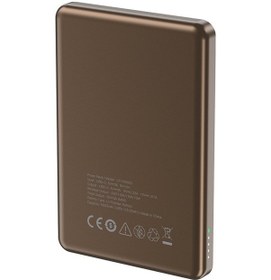 Resim Lapas Lp-pw003 Ultra İnce Hızlı Şarj Özellikli Wireless Powerbank 5000mah 15w Gold 