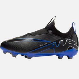 Resim Nike Mercurial Air Zoom Vapor 15 Academy Bağcıksız Fg/mg Çoraplı Çocuk Kramponu Siyah 