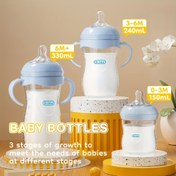 Resim 150Ml/240Ml/330Ml PP Şişesi, Damlama Dirençli Silikon Malzeme ile Tasarlanmış, Süt Bebek Suyu Andırır, Geniş Açılır. Tamamen Yumuşak Bırakma Aracı, Harika Bir Cadılar Bayramı Hediyesi Olur. 