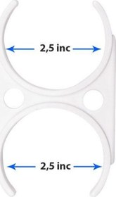 Resim Sulook Su Arıtma Filtre Tutucu Kelepçe 2,5x2,5 Inch 
