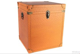 Resim Mikasa Moor Turuncu Kapaklı Sandık 42x42x50cm 