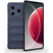 Resim Tecno Camon 30 Pro 5g Kılıf Elde Tutma Kolaylıkla Kaydırmaz Kenar Line Dizayn Optietnik Kapak Lacivert 