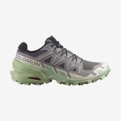 Resim Salomon 475820 Speedcross 6 W Castlerock/vanilla Ice/smoke Green Kadın Outdoor Ayakkabı Gri 