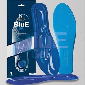 Resim Blue Gel - Günlük Ayakkabı Tabanı, Memory Foam Hafızalı Tabanlık 