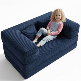 Resim foamly 140x70 cm Modüler Çocuk Koltuğu - Fonksiyonel Oyun Minderi ve Kanepe Tamamen Sünger 