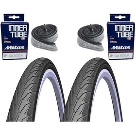 Resim Mitas Flash 700x35 Bisiklet Lastik Seti 2 Dış 2 İç 