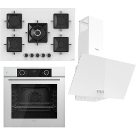 Resim Ferre Fryart Ss Serisi Beyaz Set (ss036 Xe63cb D087 ) -75'lik Seri - Kare Emaye Izgara 