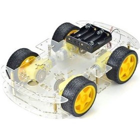 Resim Robotistan Rex Chassis Serisi 4Wd Çok Amaçlı Mobil Robot Platform 