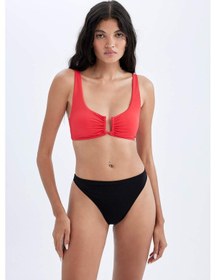 Resim Defacto Regular Fit Bikini Altı-Fall in Love B1167AX23HS Siyah 