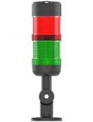 Resim Mesan Ø66 2 Kat Modüler Işıklı Kolon Multi Led Buzzer Devrilme Aparatlı 24vac/dc Ms 82621.1.2.24vac/dc 