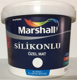 Resim Marshall Silikonlu Özel Mat 7.5 Lt - Geniş Renk Seçeneği 