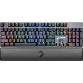 Resim GamePower Ogre RGB Mekanik Kablolu Oyun Klavyesi – Alüminyum Gövde, Bilek Desteği, Outemu Red Switch, Anti-Ghosting 