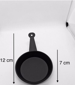 Resim Reoona Metal Kaşık Sosluk Üç Adet. Siyah 