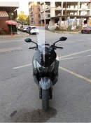 Resim Motocam Sym Joyride 300 Siperlik Ön Cam 2023 2024 Model 75cm Şeffaf Renkli 4mm Uzun Cam 