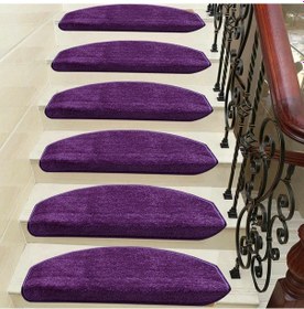 Resim Mor Kendinden Yapışkanlı Merdiven Basamak Paspası / Halısı (402803313) 