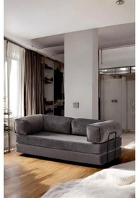 Resim Fursimo Lego Aktivite Koltuğu Açılabilir, Çok Amaçlı Kanepe Yatak Siyah 