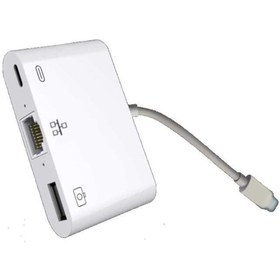 Resim Concord Apple Iphone/ipad Lightning To Ethernet Rj45 Dönüştürücü Adaptörü 