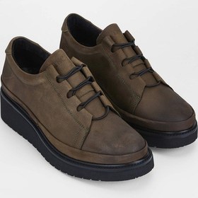 Resim Tamer Tanca Kadın Hakiki Deri Yeşil Casual Ayakkabı 824 1054 Bn Ayk Sk23/24 Hakı Nbk Yeşil 