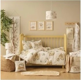 Resim Peri Store Hayvan Baskılı%70 Pamuk%30 Polyester Oyuncak Sepeti, Çok Renkli, 36X40 cm 