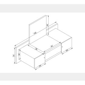 Resim Decoroys Latus Makyaj Masası 