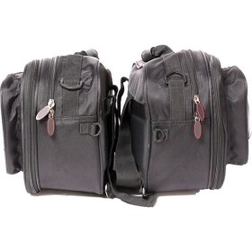 Resim Ebakbak Motosiklet Soft Yan Heybe Takım Sırt Çanta Olma Özellik Körüklü Mod Yağmurluklu Reflektif Motor Tur Çantası 