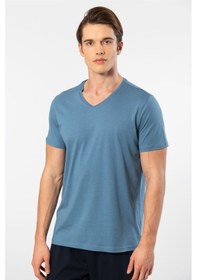 Resim Cacharel Erkek 2192/indigo Kısa Kollu Modal Pijama Takımı 001 