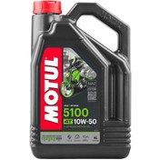 Resim Motul 5100 4T 10W-50 Motosiklet Motor Yağı 4 L 