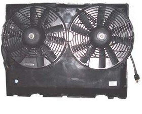 Resim MERCEDES E CLASS- W124- 93/95; KLİMA FAN DAVLUMBAZI KOMPLE (ÇİFTLİ) (10+10 KANAT) (TW) 1245003555 