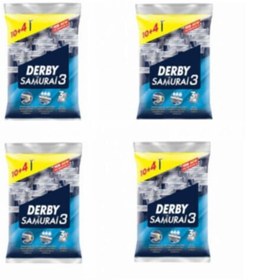 Resim Samurai 3 Tıraş Bıçağı 10+4 Poşet X 4 Paket 