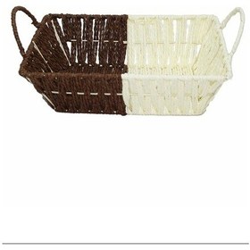 Resim Hasırlı Ekmek Sepeti Dikdörtgen Royaleks-8804 Çok Renkli 