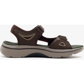 Resim Skechers Go Walk Arch Fit 2.0 Sandal Erkek Kahverengi Sandalet 229309 Brn 