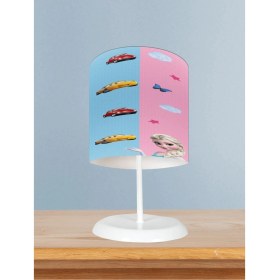 Resim Bebek ve Çocuk Odası Erkek ve Kız Için Ortak Desenli Abajur 