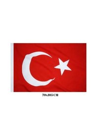 Resim 70x105 Cm Raşel Türk Bayrağı Bayrak Kenarı Dikişli Yurt 70x105 