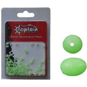 Resim Captain Glow Boncuk 6mm Oval Çapari Ve Takım Boncuğu 100'lü Paket 