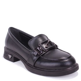 Resim Dagoster DZA07-1270309 Siyah Günlük Loafer Kadın Ayakkabı 