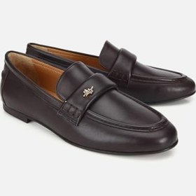 Resim HOTİÇ Kadın Deri Siyah Yumuşak Dokulu Klasik Loafer 