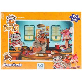 Resim Nessiworld 5208 Dedektif Reptır Frame Puzzle 35 Parça -CA Games 