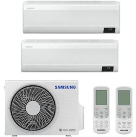 Resim Samsung Wind Free Multi 1+2 Sistem AJ050TXJ2KH/EA 9+12 Btu Klima 